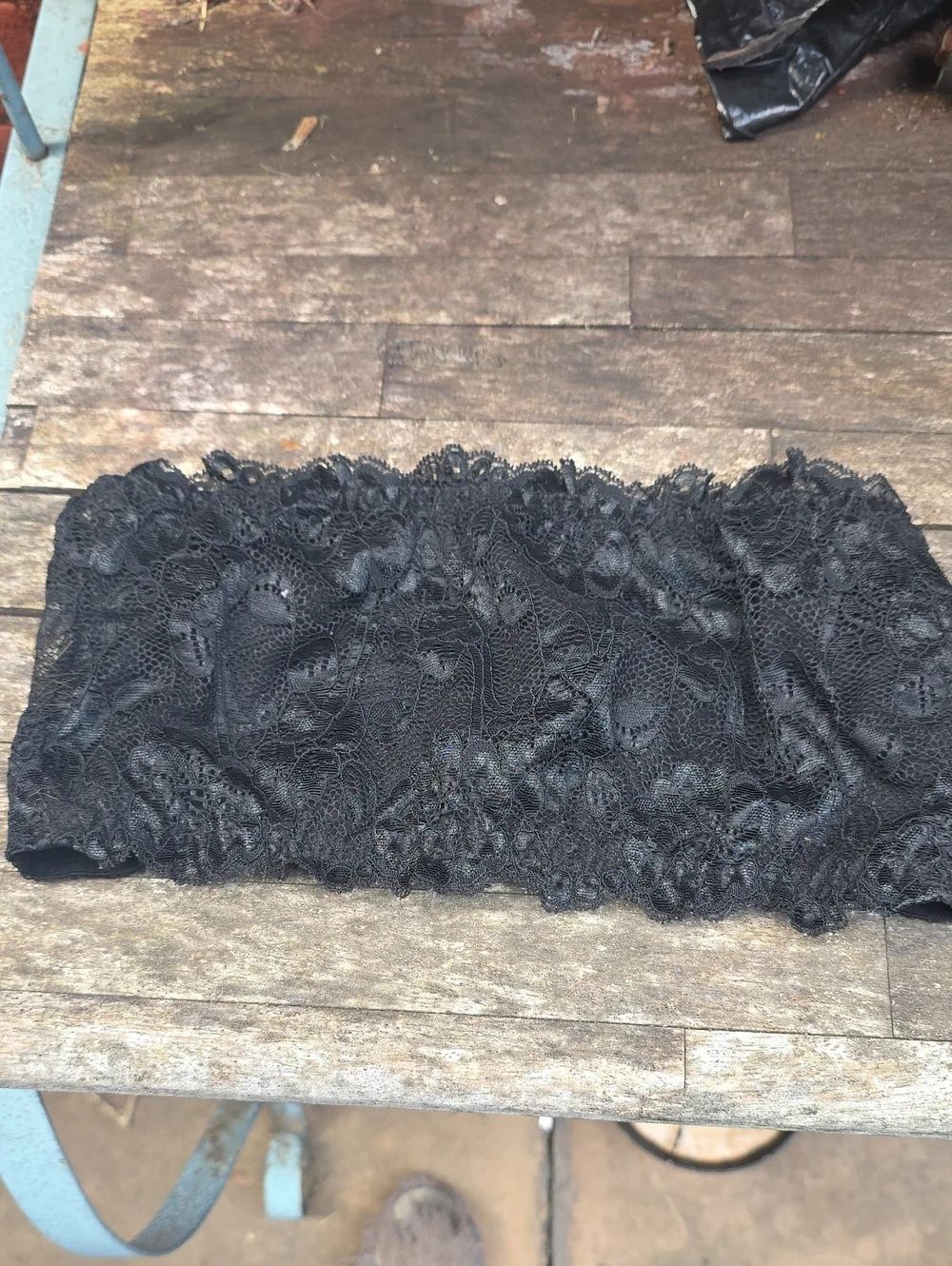 Black Lace Bandeau Tube Top - Women Intimates & Sleepwear